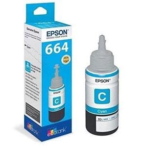 Epson 664 靛藍色原廠墨水瓶 - 香港原裝行貨 Printers.com.hk
