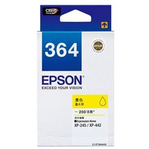 Epson 364 黃色原廠墨水盒 - 香港原裝行貨 Printers.com.hk