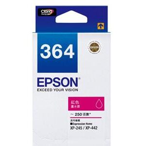Epson 364 洋紅色原廠墨水盒 - 香港原裝行貨 Printers.com.hk