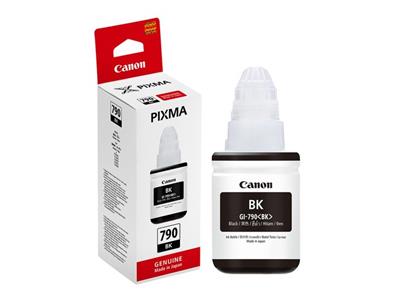 Canon GI-790 BK 原廠黑色墨水瓶 - 香港原裝行貨 Printers.com.hk