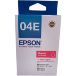 Epson 04E 洋紅色原廠墨水盒 - 香港原裝行貨 Printers.com.hk