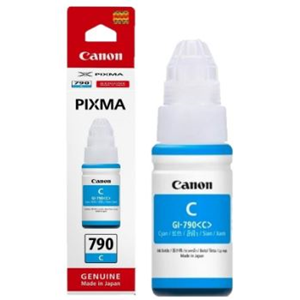 Canon GI-790 C 原廠靛藍色墨水瓶 - 香港原裝行貨 Printers.com.hk
