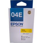 Epson 04E 黃色原廠墨水盒 - 香港原裝行貨 Printers.com.hk