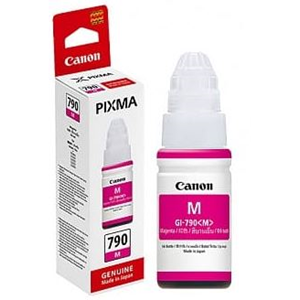 Canon GI-790 M 原廠洋紅色墨水瓶 - 香港原裝行貨 Printers.com.hk