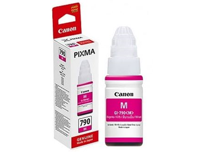 Canon GI-790 M 原廠洋紅色墨水瓶 - 香港原裝行貨 Printers.com.hk