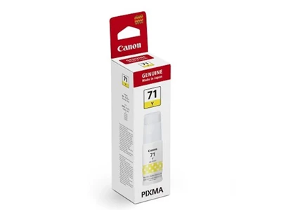 Canon GI-71 Y 黃色墨水瓶 - 香港原裝行貨 Printers.com.hk