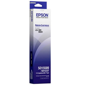 Epson LQ-590 原廠黑色色帶 - 香港原裝行貨 Printers.com.hk