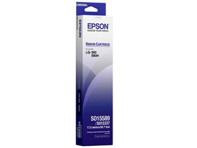 Epson LQ-590 原廠黑色色帶 - 香港原裝行貨 Printers.com.hk