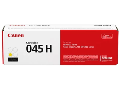 Canon 045H 高容量黃色碳粉盒 - 香港原裝行貨 Printers.com.hk