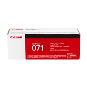 Canon 071 黑色碳粉盒 - 香港原裝行貨 Printers.com.hk
