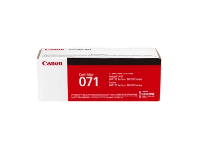 Canon 071 黑色碳粉盒 - 香港原裝行貨 Printers.com.hk