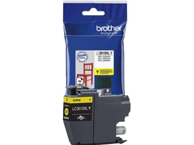 Brother LC3619XL 高容量黃色墨水盒 - 香港原裝行貨 Printers.com.hk