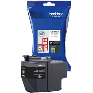 Brother LC3619XL 高容量黑色墨水盒 - 香港原裝行貨 Printers.com.hk
