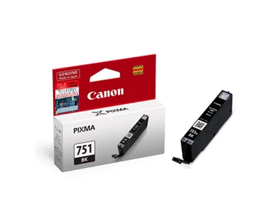 Canon CLI-751 Black Ink Cartridge - 香港原裝行貨 Printers.com.hk