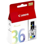 Canon CLI-36 彩色防褪色墨水盒 - 香港原裝行貨 Printers.com.hk