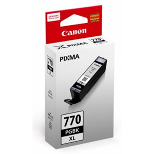 Canon PGI-770XL PGBK 原廠黑色墨水盒 (高用量) - 香港原裝行貨 Printers.com.hk