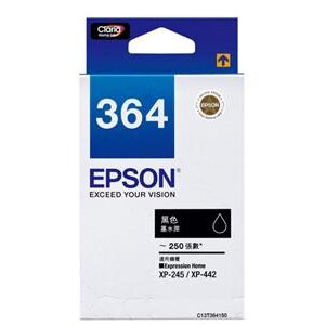 Epson 364 黑色原廠墨水盒 - 香港原裝行貨 Printers.com.hk