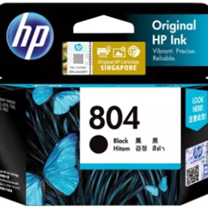 HP T6N10AA 原裝 黑色 墨水匣 - 適用於 機型:https://store.hp.com/hk-en/default/hp-804.html 200pages @5% - Printers.com.hk