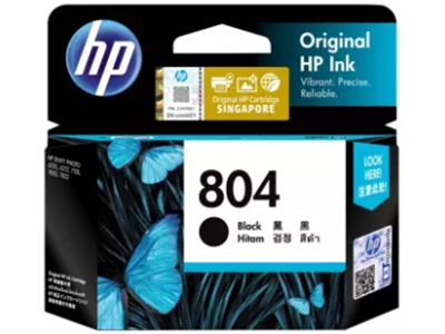 HP T6N10AA 原裝 黑色 墨水匣 - 適用於 機型:https://store.hp.com/hk-en/default/hp-804.html 200pages @5% - Printers.com.hk