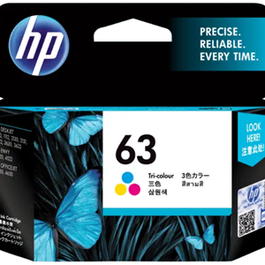 HP 63 彩色原廠墨盒 - 香港原裝行貨 Printers.com.hk