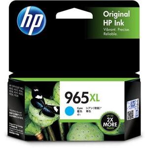 HP 965XL 靛藍色原廠墨盒 (高用量) - 香港原裝行貨 Printers.com.hk