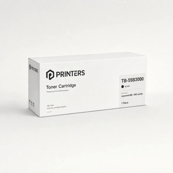 Brother TB-55B3000 高級版代用 黑色碳粉盒 for Lexmark MS / MX series