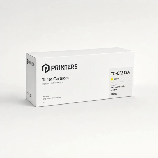 HP TC-CF212A 高級版代用 黃色碳粉盒 for HP LaserJet series printers