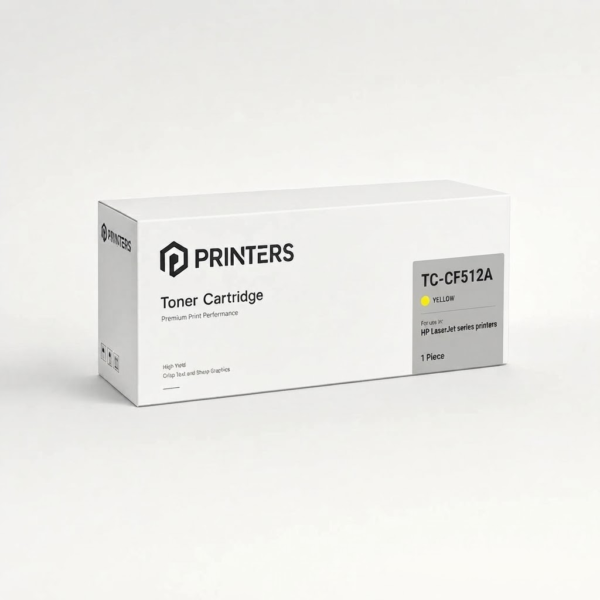 HP TC-CF512A 高級版代用 黃色碳粉盒 for HP LaserJet series printers