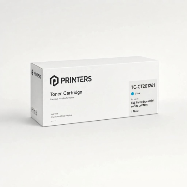 Fuji Xerox TC-CT201261 高級版代用 青色碳粉盒 for Fuji Xerox DocuPrint series printers