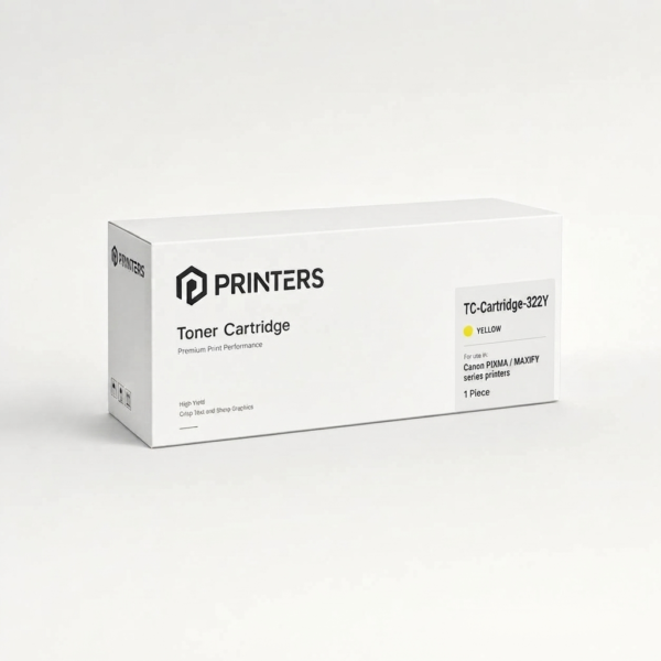 Canon TC-Cartridge-322Y 高級版代用 黃色碳粉盒 for Canon PIXMA / MAXIFY series printers