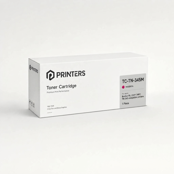 Brother TC-TN-345M 高級版代用 洋紅碳粉盒 for Brother HL / DCP / MFC TN-345 compatible printers