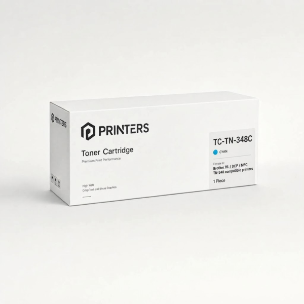 Brother TC-TN-348C 高級版代用 青色碳粉盒 for Brother HL / DCP / MFC TN-348 compatible printers